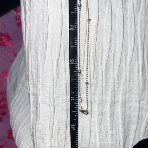 Sterling Silver Stamped 925 and Red Gothic Cross Pendant Necklace $65 - Picture 2 of 5